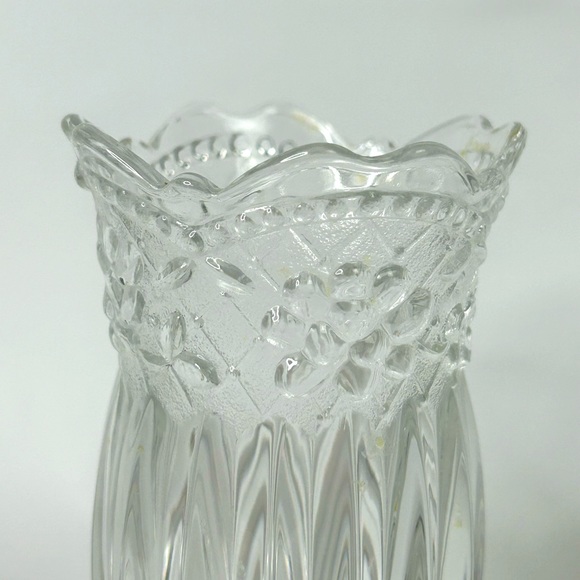 Accents Vintage Pressed Glass Vase Poshmark